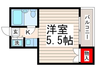 大和ハイツの物件間取画像